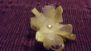 Spring time hair bow