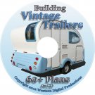 CD ROM 60 Vintage Trailer Plans How to Build Trailers