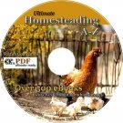 Data DVD BACK TO BASICS SURVIVAL Raising Chickens Rabbits Goats Ducks Honeybees Gardening