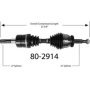 Ford Explorer 1995 Passenger Side Half-Shaft