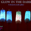 GID ACRYLIC GLITTERS, SET WITH ALL 4 COLORS. BAGGIE