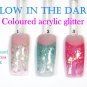 GID ACRYLIC GLITTERS, SET WITH ALL 4 COLORS. BAGGIE