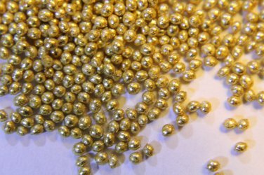 Gold caviar beads