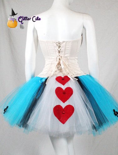 Charlotte Russe Corset and handmade tutu Alice in wonderland costume
