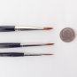 3D kolinsky brushes set #2,4,6