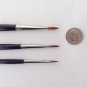 3D kolinsky brushes set #2,4,6