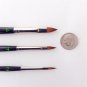 3D kolinsky brushes set #2,4,6