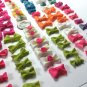 111 handmade acrylic bows charms
