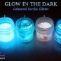 WHITE GID GLOW IN THE DARK STAR DUST NAIL ACRYLIC GLITTERS 1/2oz + 1tsp GID gift