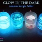 GID GLOW IN THE DARK NAIL ACRYLIC GLITTERS SET 4 COLORS 1/2oz Each, 56grams 2oz GID GLOW IN THE DARK NAIL ACRYLIC GLITTERS SET 4 COLORS 1/2oz Each, 56grams 2oz