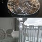 Cut Crystal 10.5" Ships Decanter with stopper no original box
