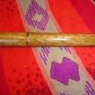 cigar tube in exotic wood 8.25" L with 7/8" diameter