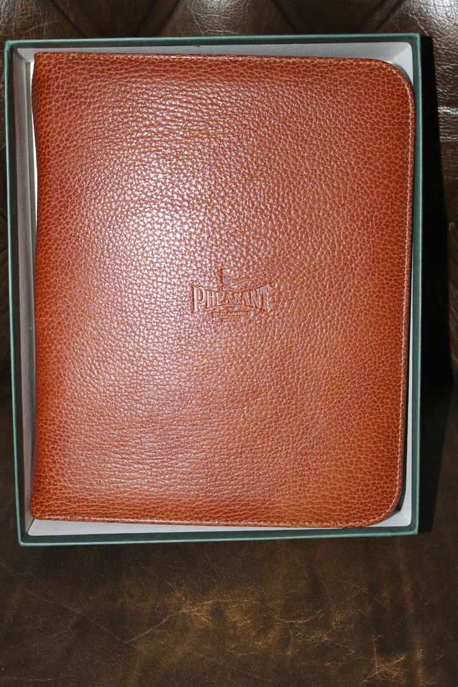 pheasant by R.D.Gomez made in Spain Brown  Leather Case