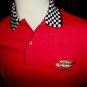Red Checkered Polo Shirt 100% Cotton new in the bag
