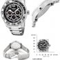 Invicta Model 43658-002 Men's Black Dial Stainless Steel Watch