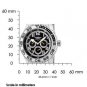 Invicta Model 43658-002 Men's Black Dial Stainless Steel Watch