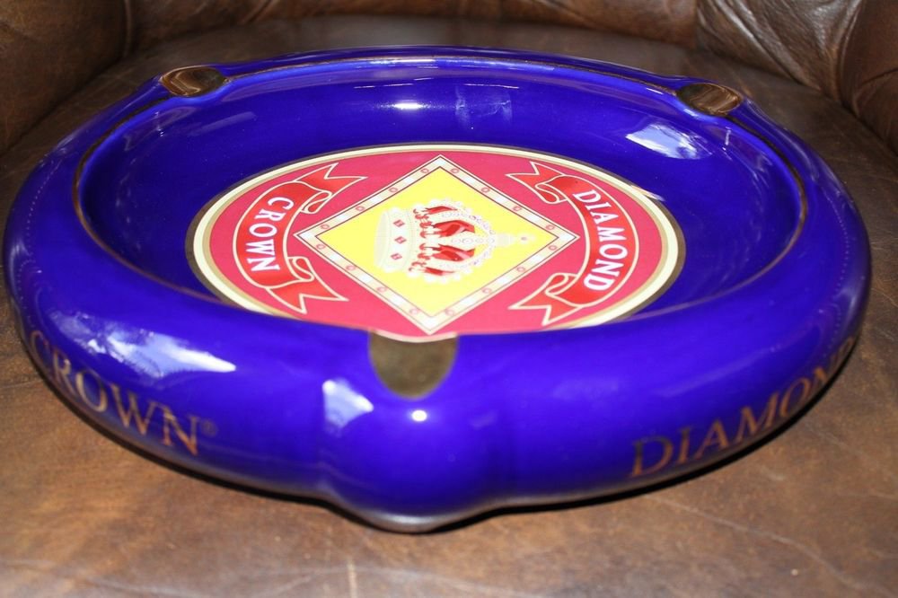 Diamond Crown ceramic cigar ashtray