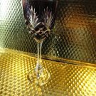 Faberge  Purple Odessa Hock Crystal Wine Glass new without box