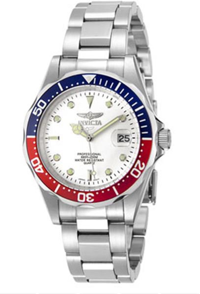 Invicta 8933 Men's Pro Diver White Dial Stainless Watch
