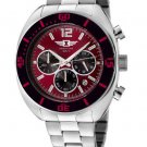 I by Invicta 90232-003 Men's Chronograph Red Dial Stainless Watch