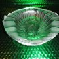 Lalique Frosted Glass Nancy Cendrier Bowl Ashtray