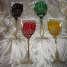 Faberge Xenia Goblet  Glasses set of 4  new in the original box