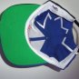 Marine Machine embroidered blue & black jagged edge baseball cap