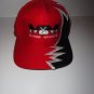 Marine Machine  Red jagged edge embroidered baseball cap