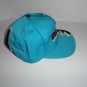 Marine Machine  Teal  jagged edge embroidered baseball cap