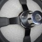 Gussi Boat Steering Wheel M521 Grey Urethane Black Spoke & Polished Alum Hub
