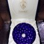 FABERGE GALAXIE GALAXY BOWL COBALT BLUE CASED CUT TO CLEAR CRYSTAL