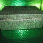 Custom Exotic Dark Green Wood Humidor 50 count capacity 11" L x 7.25" W x 4.5" H