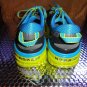 HOKA ONE ONE VANQUISH GREY/ CYAN RUNNING SHOES, MENS US SIZE 13
