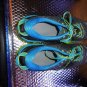 HOKA ONE ONE VANQUISH GREY/ CYAN RUNNING SHOES, MENS US SIZE 13