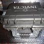 Invicta watch carrying case in black with grey handles holds 3 watches