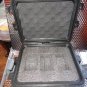 Invicta watch carrying case in black with grey handles holds 3 watches