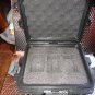 Invicta watch carrying case in black with grey handles holds 3 watches