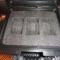 Invicta watch carrying case in black with grey handles holds 3 watches