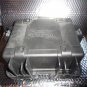 Invicta watch carrying case in black with grey handles holds 3 watches