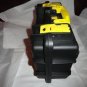 Invicta watch carrying case in grey with yellow handles holds 8 watches