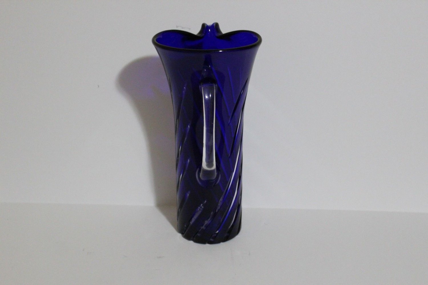 Blue Swirl Martini Pitcher