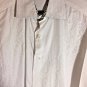 Robert Graham White Long Sleeved Button Down Casual Dress Shirt &acirc;�� Medium