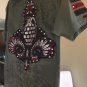 Rebel Spirit Short Sleeved Button Down Shirt size M