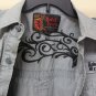 Rebel Spirit Grey Button Down Long Sleeve Medium