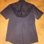 Roar brand Men's Navy Short-Sleeved Shirt sized Medium