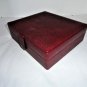 Pheasant  Burgundy  Leather Humidor