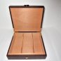 Pheasant  Brown  Leather Humidor made in Spain