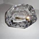 Baccarat Faceted  Ashtray 7" with Canted Profile