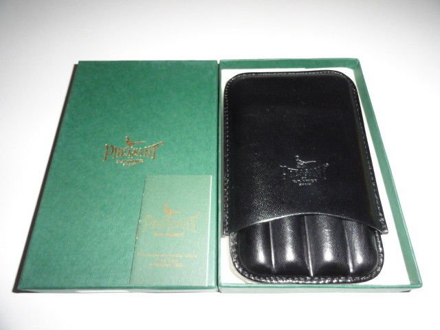 Pheasant by R.D.Gomez  Black Cabra Leather Case