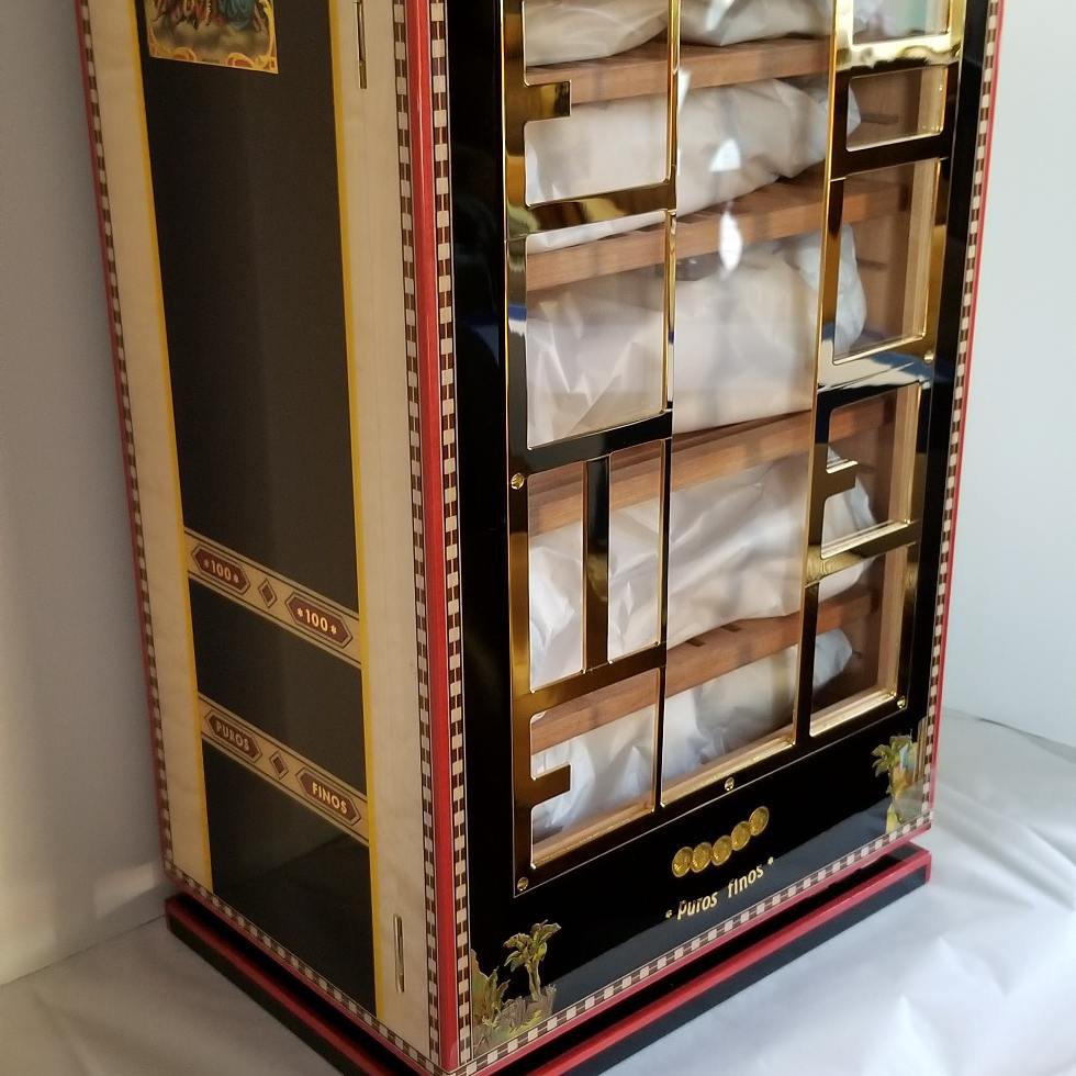 Elie Bleu Alba Black Sycamore Wood Humidor 150 count